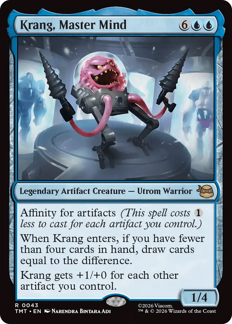 Krang, Master Mind [Teenage Mutant Ninja Turtles] MTG Single Magic: The Gathering  | Multizone: Comics And Games