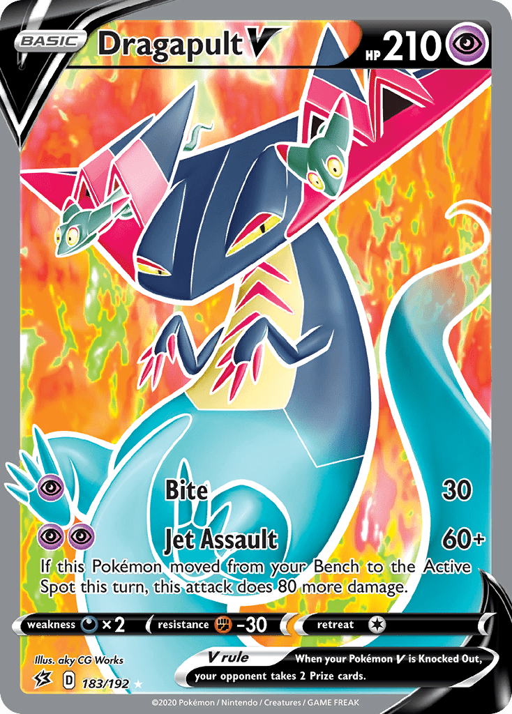 Dragapult V (183/192) [Sword & Shield: Rebel Clash] Pokemon Single Pokémon  | Multizone: Comics And Games