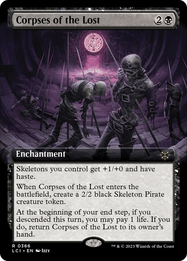 Corpses of the Lost (Extended Art) [The Lost Caverns of Ixalan] MTG Single Magic: The Gathering  | Multizone: Comics And Games