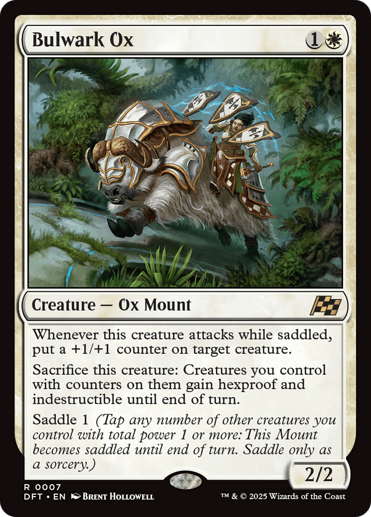 Bulwark Ox [Aetherdrift] MTG Single Magic: The Gathering  | Multizone: Comics And Games