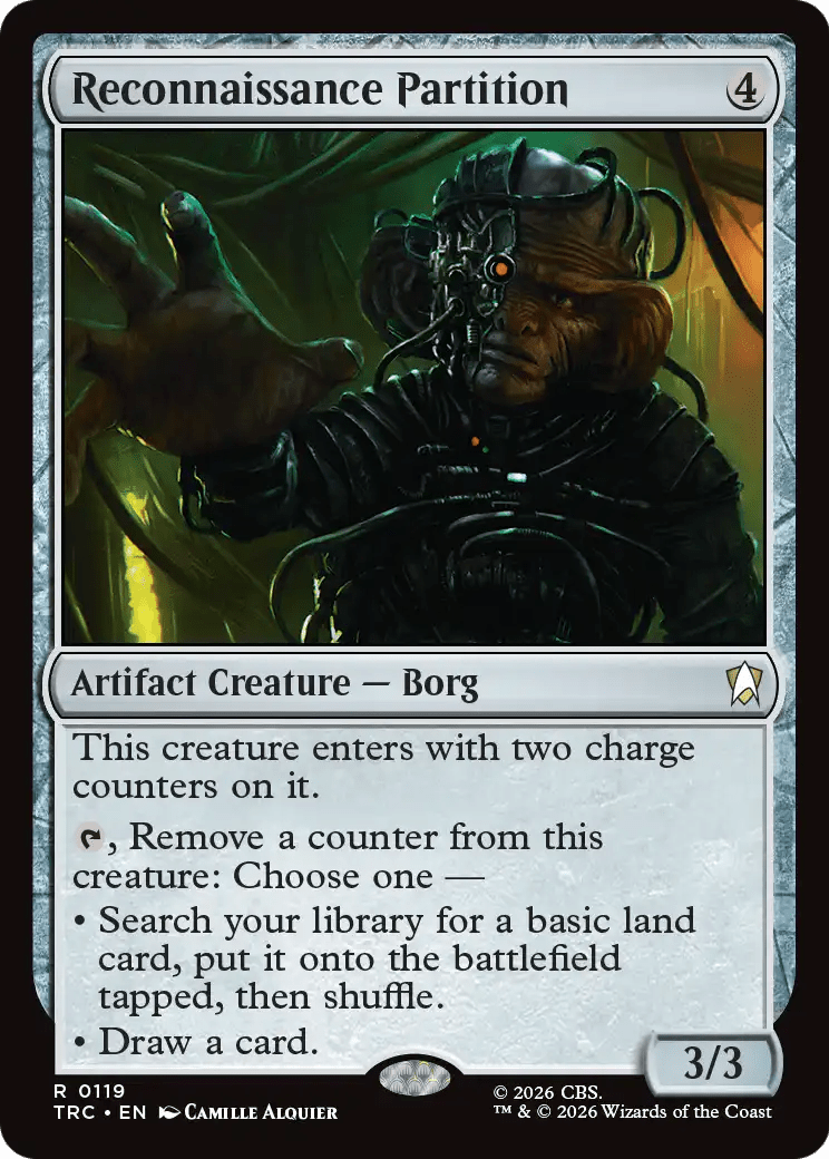 Reconnaissance Partition (Surge Foil) [Star Trek Commander] MTG Single Magic: The Gathering  | Multizone: Comics And Games