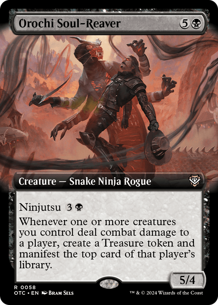 Orochi Soul-Reaver (Extended Art) [Outlaws of Thunder Junction Commander] MTG Single Magic: The Gathering  | Multizone: Comics And Games