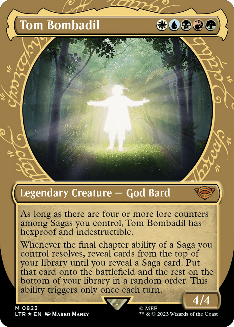 Tom Bombadil (Showcase) (Surge Foil) [The Lord of the Rings: Tales of Middle-Earth] MTG Single Magic: The Gathering  | Multizone: Comics And Games