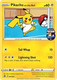 Pikachu on the Ball (001/005) [Miscellaneous Cards] Pokemon Single Pokémon  | Multizone: Comics And Games