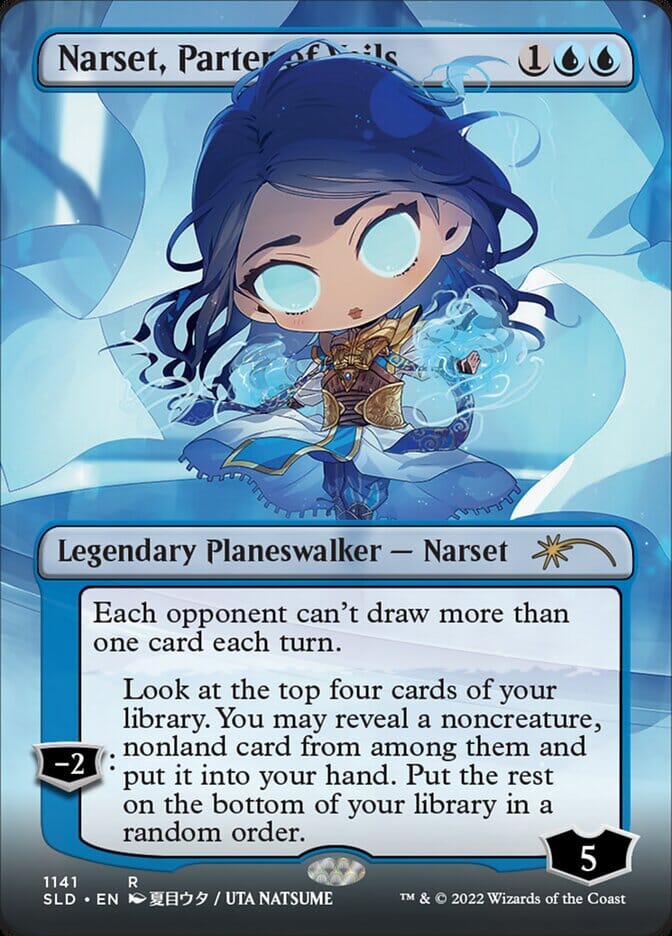 Narset, Parter of Veils (Borderless) [Secret Lair Drop Series] MTG Single Magic: The Gathering  | Multizone: Comics And Games