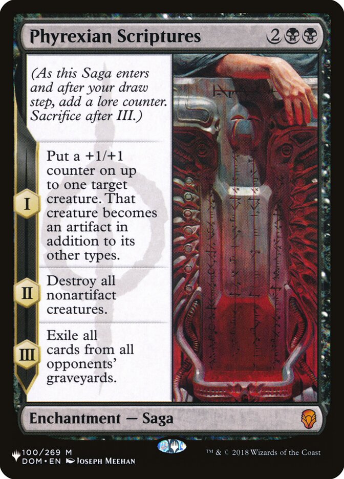 Phyrexian Scriptures [The List] MTG Single Magic: The Gathering  | Multizone: Comics And Games