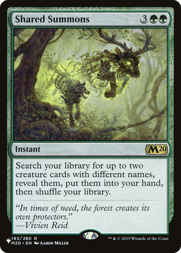 Shared Summons [The List] MTG Single Magic: The Gathering  | Multizone: Comics And Games