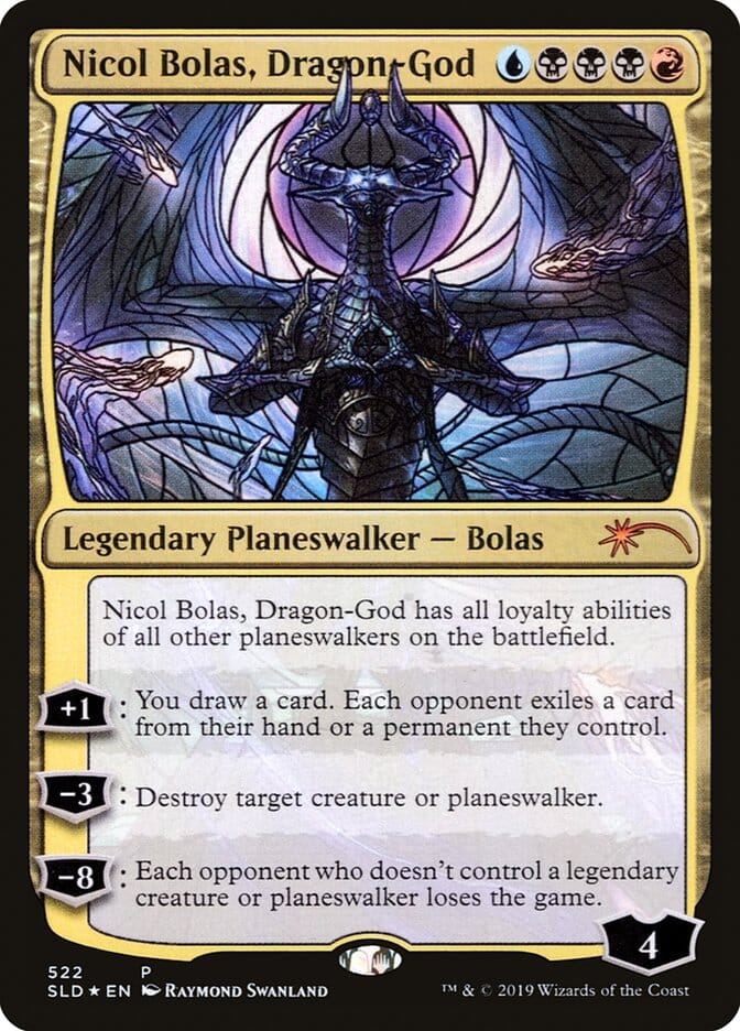 Nicol Bolas, Dragon-God (Stained Glass) [Secret Lair Drop Promos] MTG Single Magic: The Gathering  | Multizone: Comics And Games