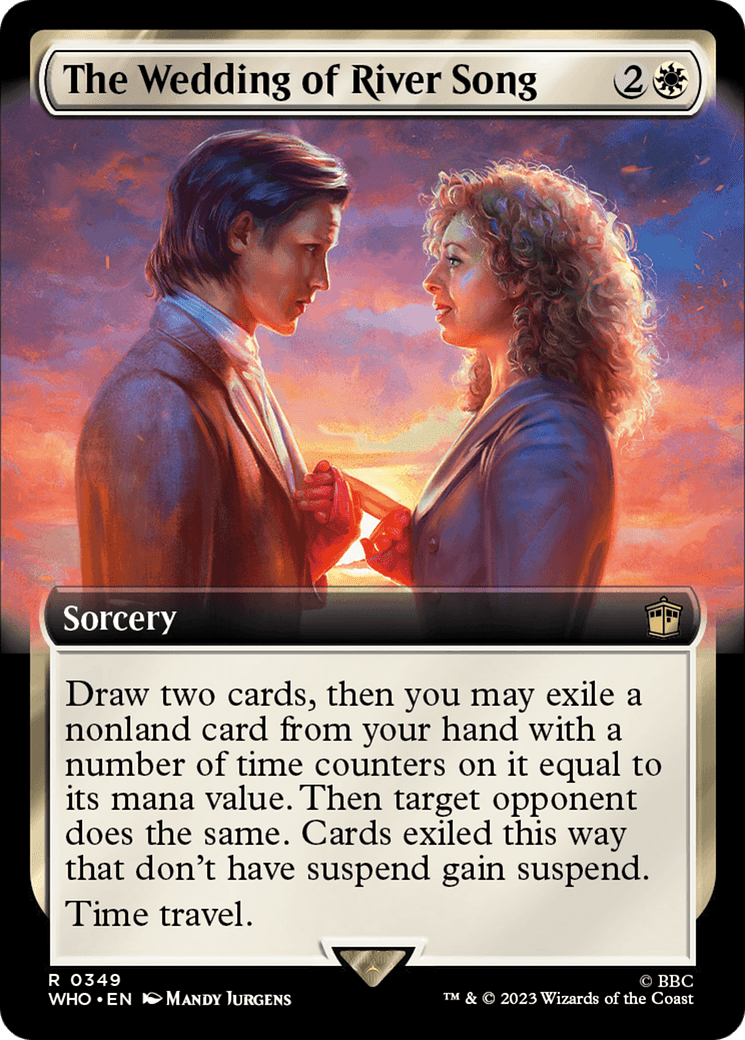 The Wedding of River Song (Extended Art) [Doctor Who] MTG Single Magic: The Gathering  | Multizone: Comics And Games