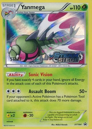 Yanmega (XY144) (Staff) [XY: Black Star Promos] Pokemon Single Pokémon  | Multizone: Comics And Games