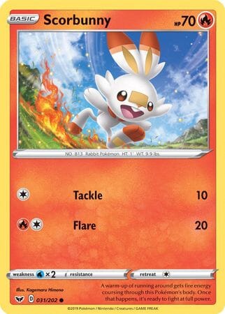 Scorbunny (031/202) (Premium Collection) [Sword & Shield: Base Set] Pokemon Single Pokémon  | Multizone: Comics And Games