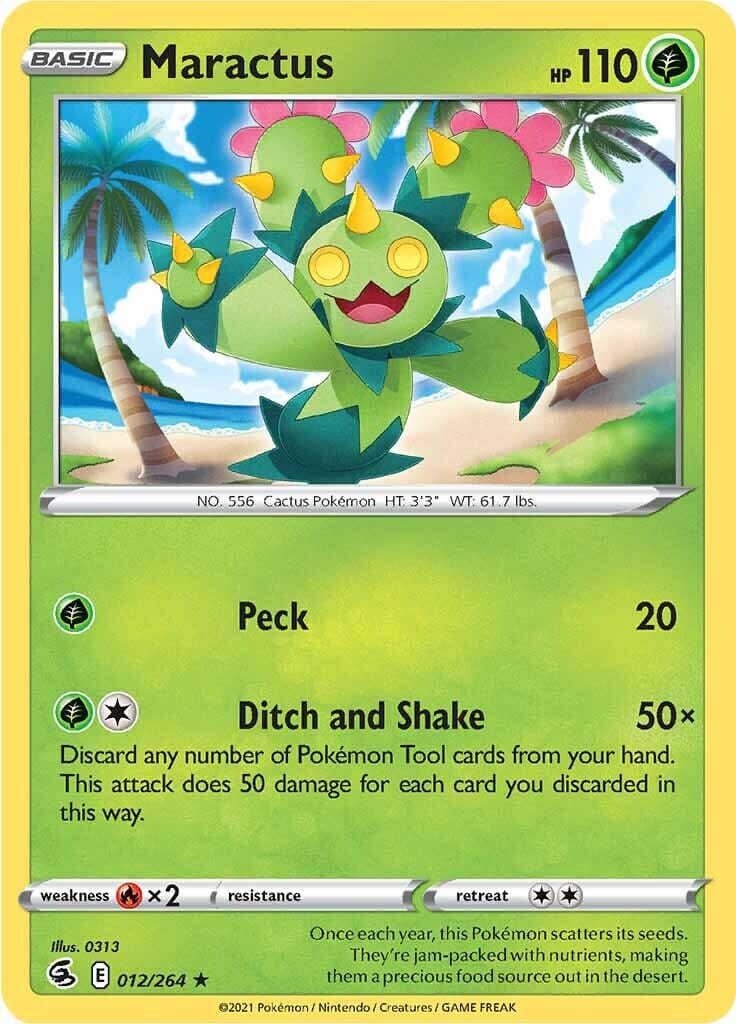 Maractus (012/264) [Sword & Shield: Fusion Strike] Pokemon Single Pokémon  | Multizone: Comics And Games