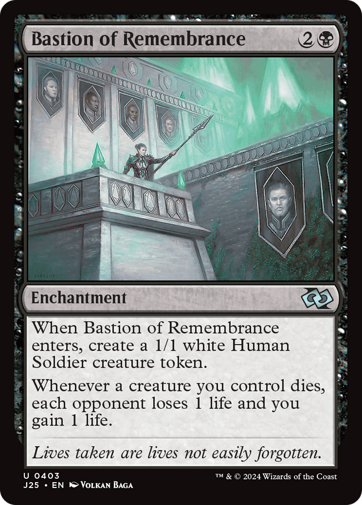 Bastion of Remembrance [Foundations Jumpstart] MTG Single Magic: The Gathering  | Multizone: Comics And Games