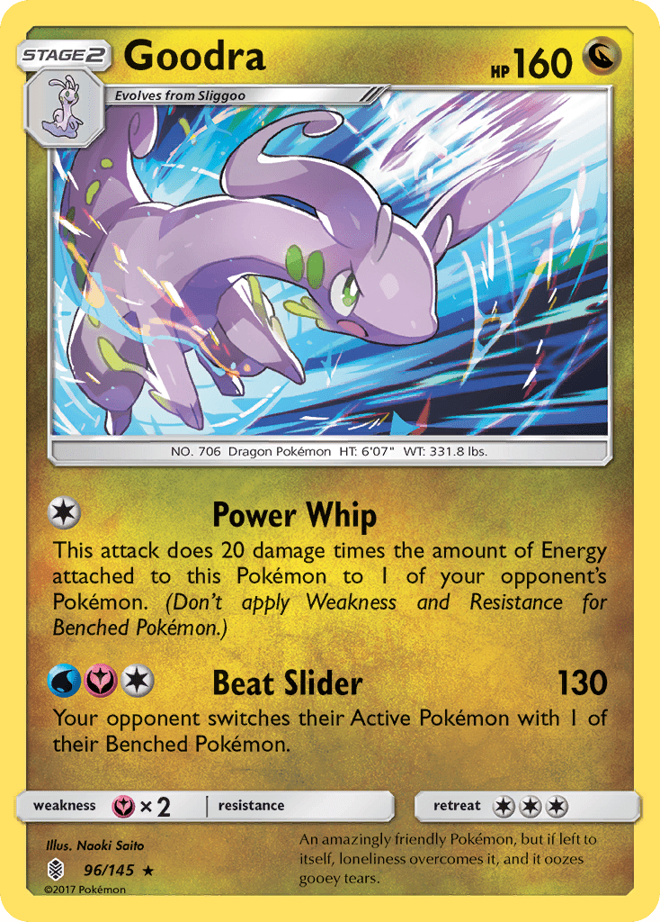 Goodra (96/145) [Sun & Moon: Guardians Rising] Pokemon Single Pokémon  | Multizone: Comics And Games