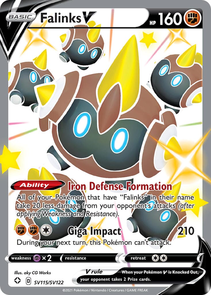 Falinks V (SV115/SV122) [Sword & Shield: Shining Fates] Pokemon Single Pokémon  | Multizone: Comics And Games
