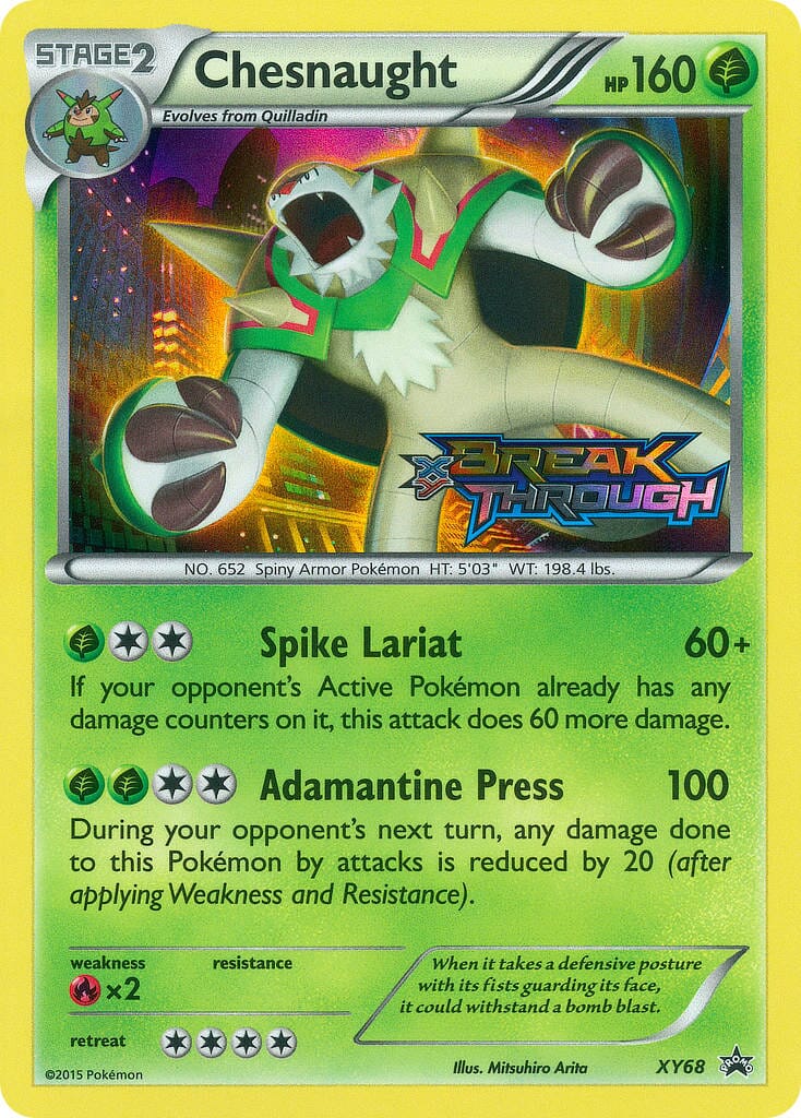 Chesnaught (XY68) [XY: Black Star Promos] Pokemon Single Pokémon  | Multizone: Comics And Games