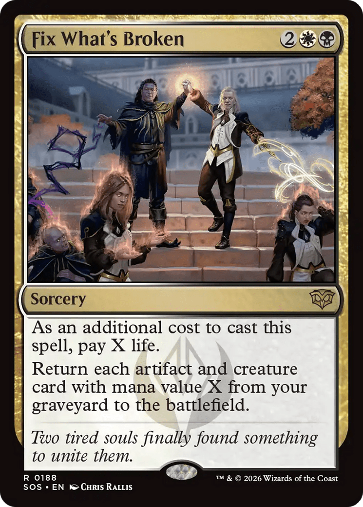 Fix What's Broken [Secrets of Strixhaven] MTG Single Magic: The Gathering  | Multizone: Comics And Games