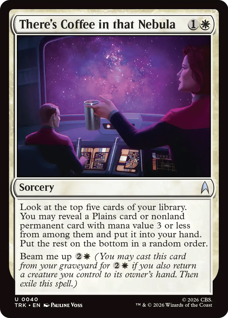 There's Coffee in that Nebula [Star Trek] MTG Single Magic: The Gathering  | Multizone: Comics And Games