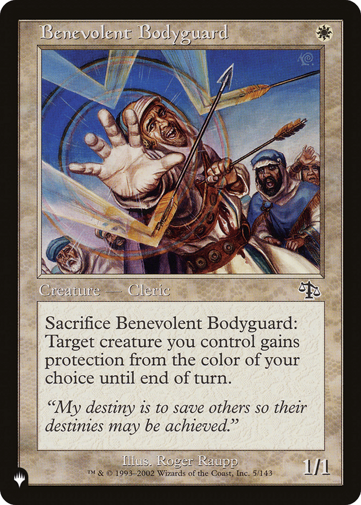 Benevolent Bodyguard [The List] MTG Single Magic: The Gathering  | Multizone: Comics And Games