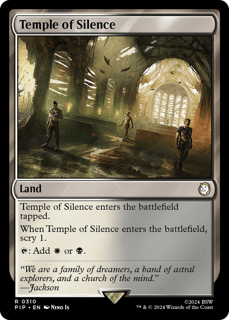 Temple of Silence [Fallout] MTG Single Magic: The Gathering  | Multizone: Comics And Games