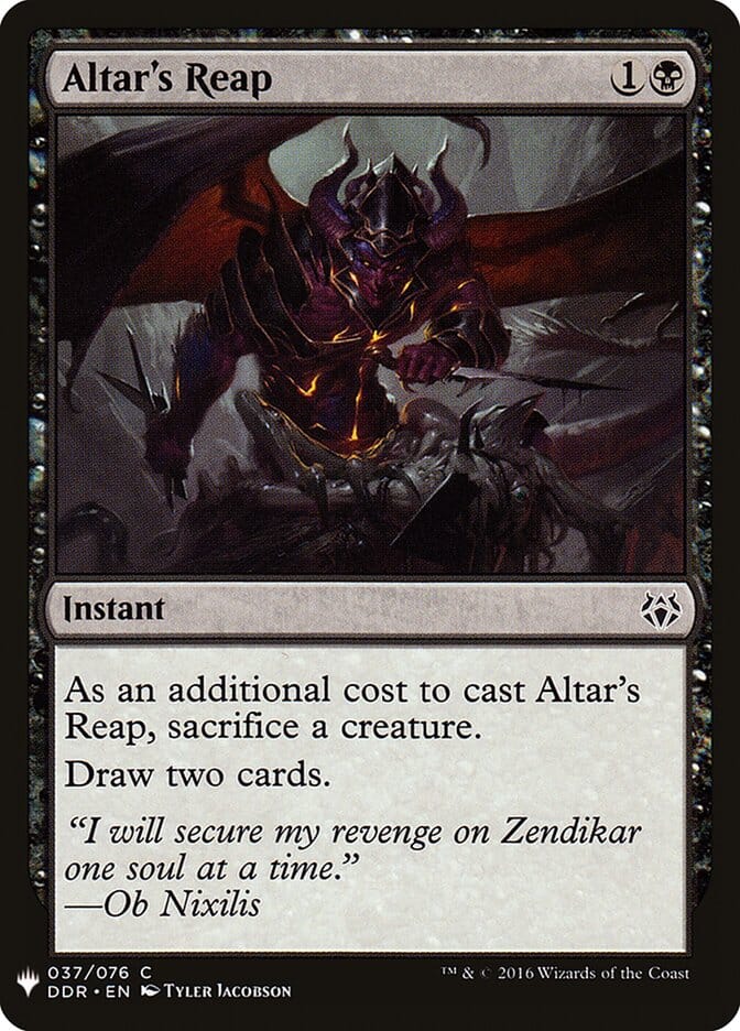 Altar's Reap [Mystery Booster] MTG Single Magic: The Gathering  | Multizone: Comics And Games