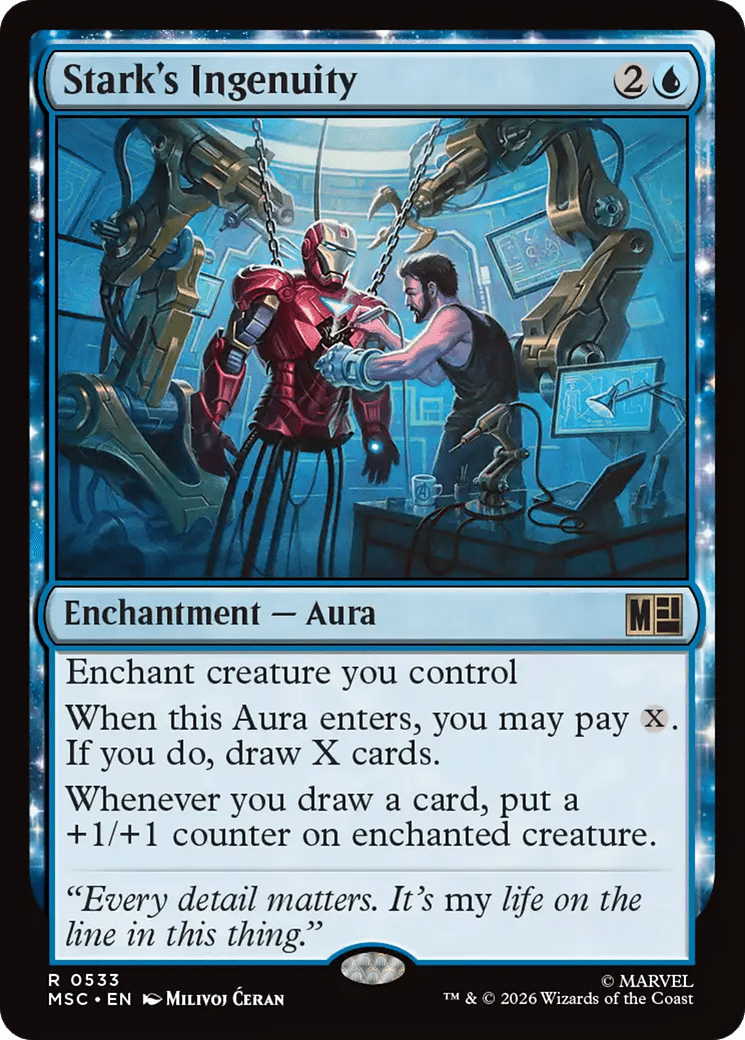Stark's Ingenuity [Marvel Super Heroes Commander] MTG Single Magic: The Gathering  | Multizone: Comics And Games