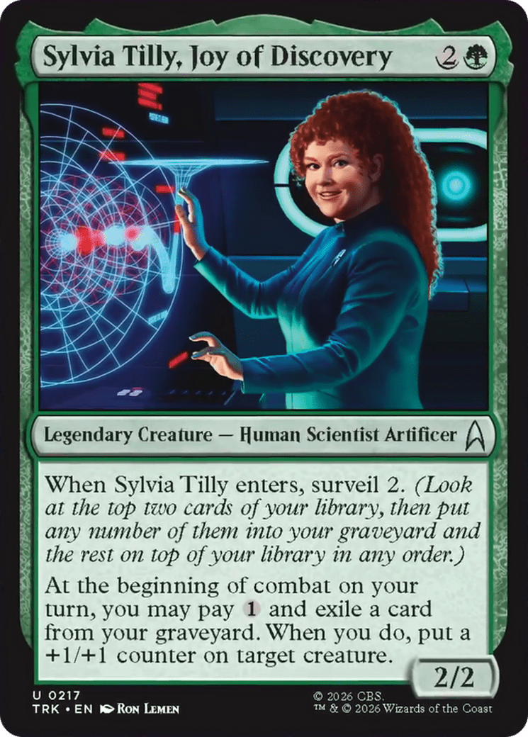 Sylvia Tilly, Joy of Discovery [Star Trek] MTG Single Magic: The Gathering  | Multizone: Comics And Games