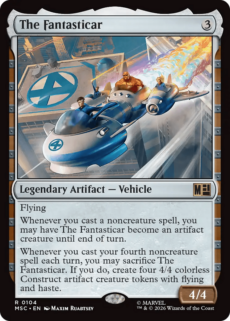 The Fantasticar [Marvel Super Heroes Commander] MTG Single Magic: The Gathering  | Multizone: Comics And Games