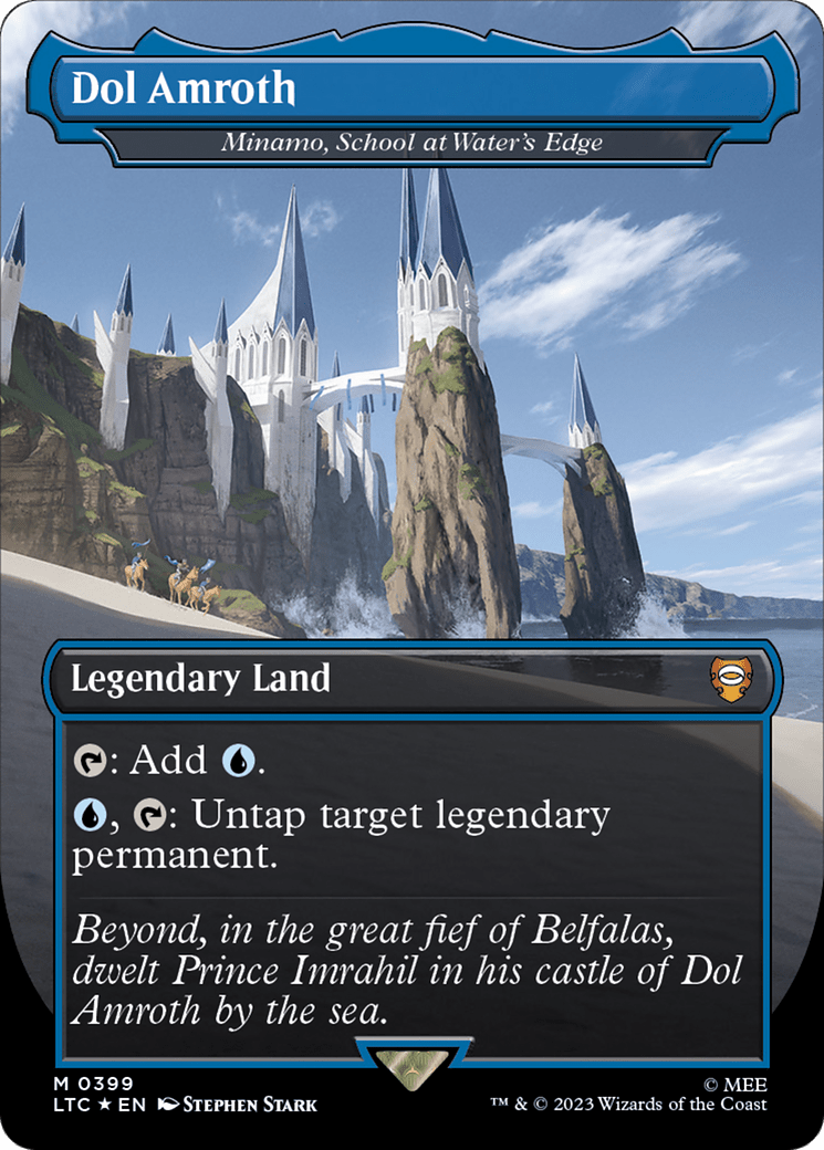 Dol Amroth - Minamo, School at Water's Edge (Surge Foil Realms and Relics) [The Lord of the Rings: Tales of Middle-Earth Commander] MTG Single Magic: The Gathering  | Multizone: Comics And Games