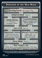 Dungeon of the Mad Mage // Lost Mine of Phandelver Double-Sided Token [Dungeons & Dragons: Adventures in the Forgotten Realms Tokens] MTG Single Magic: The Gathering  | Multizone: Comics And Games