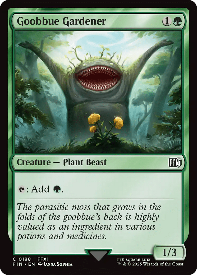 Goobbue Gardener [FINAL FANTASY] MTG Single Magic: The Gathering  | Multizone: Comics And Games