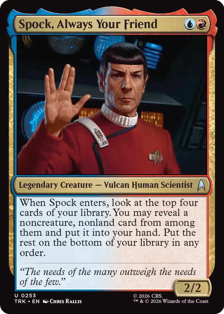 Spock, Always Your Friend [Star Trek] MTG Single Magic: The Gathering  | Multizone: Comics And Games
