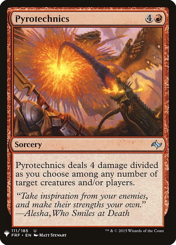 Pyrotechnics [Mystery Booster] MTG Single Magic: The Gathering  | Multizone: Comics And Games