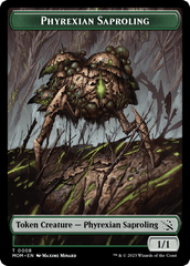 Treasure (21) // Phyrexian Saproling Double-Sided Token [March of the Machine Tokens] MTG Single Magic: The Gathering  | Multizone: Comics And Games