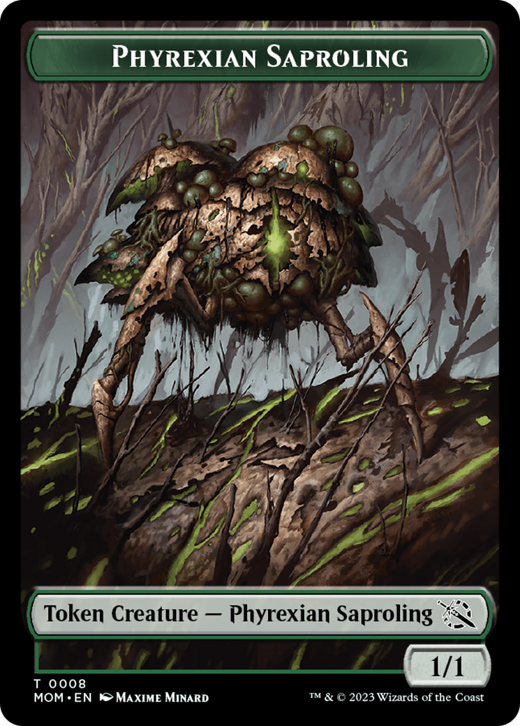 First Mate Ragavan // Phyrexian Saproling Double-Sided Token [March of the Machine Tokens] MTG Single Magic: The Gathering  | Multizone: Comics And Games