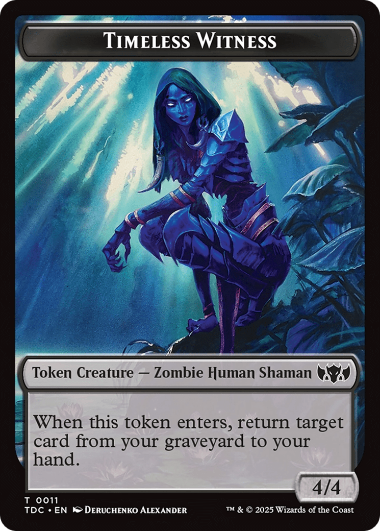 Goat // Timeless Witness Double-Sided Token [Tarkir: Dragonstorm Commander Tokens] MTG Single Magic: The Gathering  | Multizone: Comics And Games