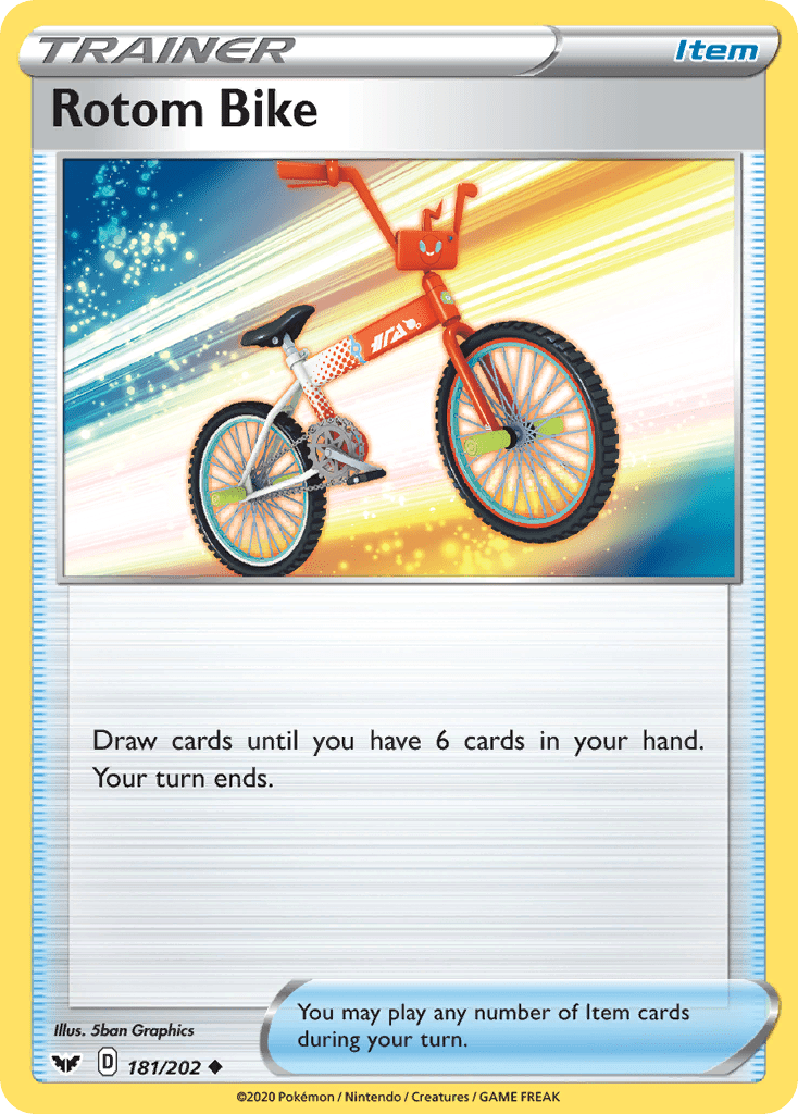 Rotom Bike (181/202) [Sword & Shield: Base Set] Pokemon Single Pokémon  | Multizone: Comics And Games