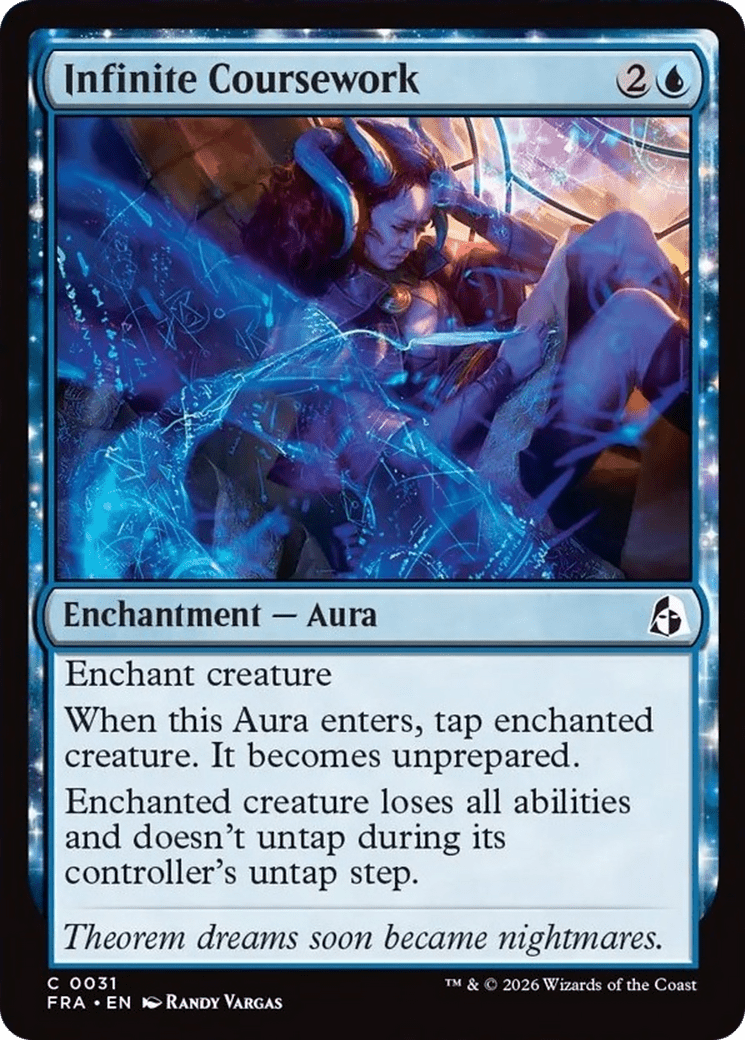 Infinite Coursework [Reality Fracture] MTG Single Magic: The Gathering  | Multizone: Comics And Games