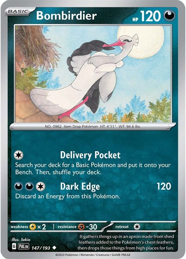 Bombirdier (147/193) [Scarlet & Violet: Paldea Evolved] Pokemon Single Pokémon  | Multizone: Comics And Games
