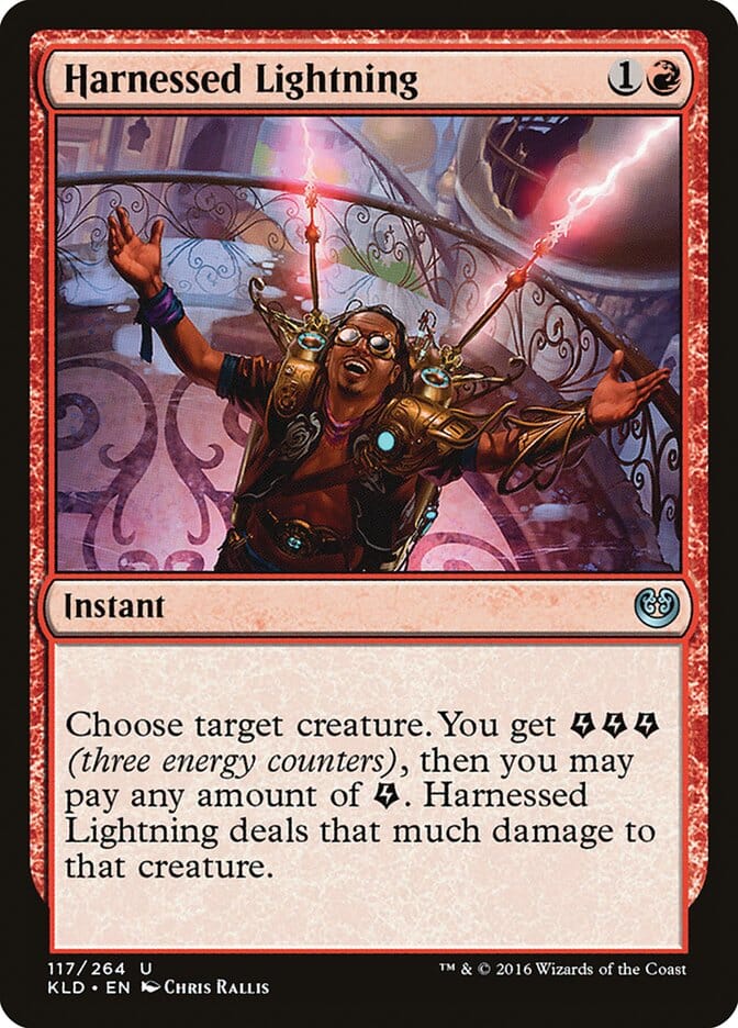 Harnessed Lightning [Kaladesh] MTG Single Magic: The Gathering  | Multizone: Comics And Games
