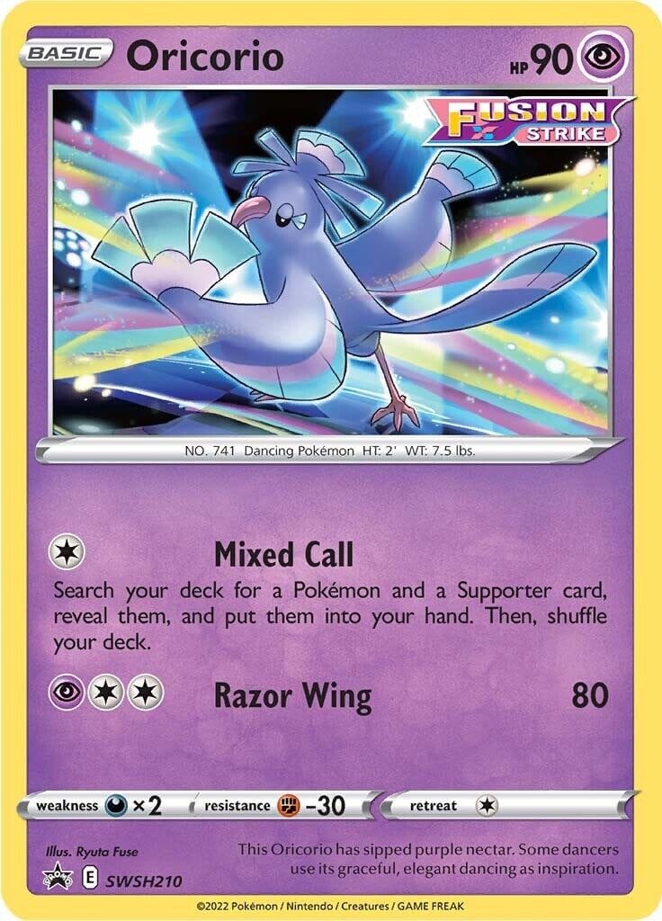 Oricorio (SWSH210) [Sword & Shield: Black Star Promos] Pokemon Single Pokémon  | Multizone: Comics And Games