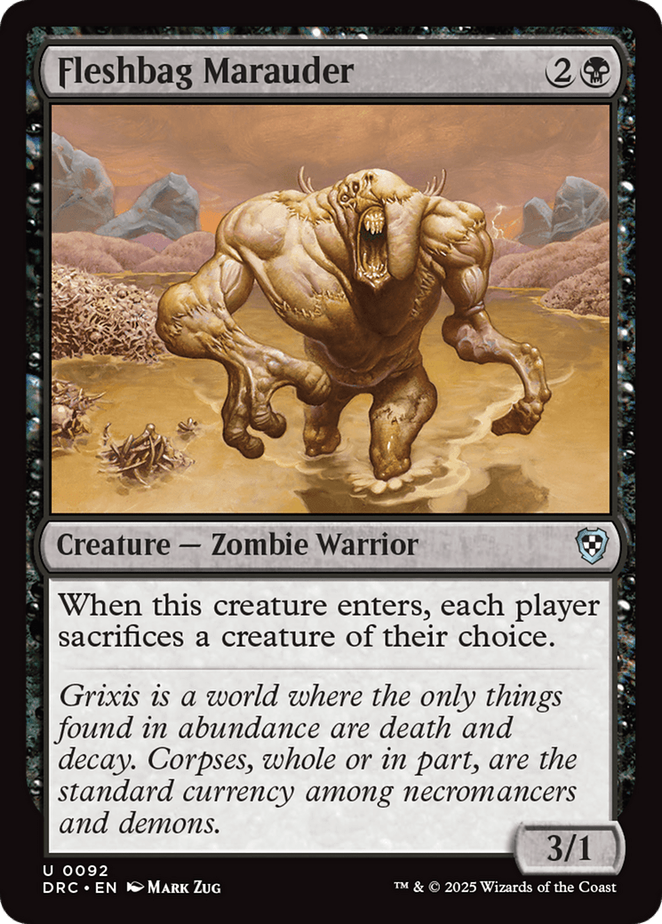 Fleshbag Marauder [Aetherdrift Commander] MTG Single Magic: The Gathering  | Multizone: Comics And Games