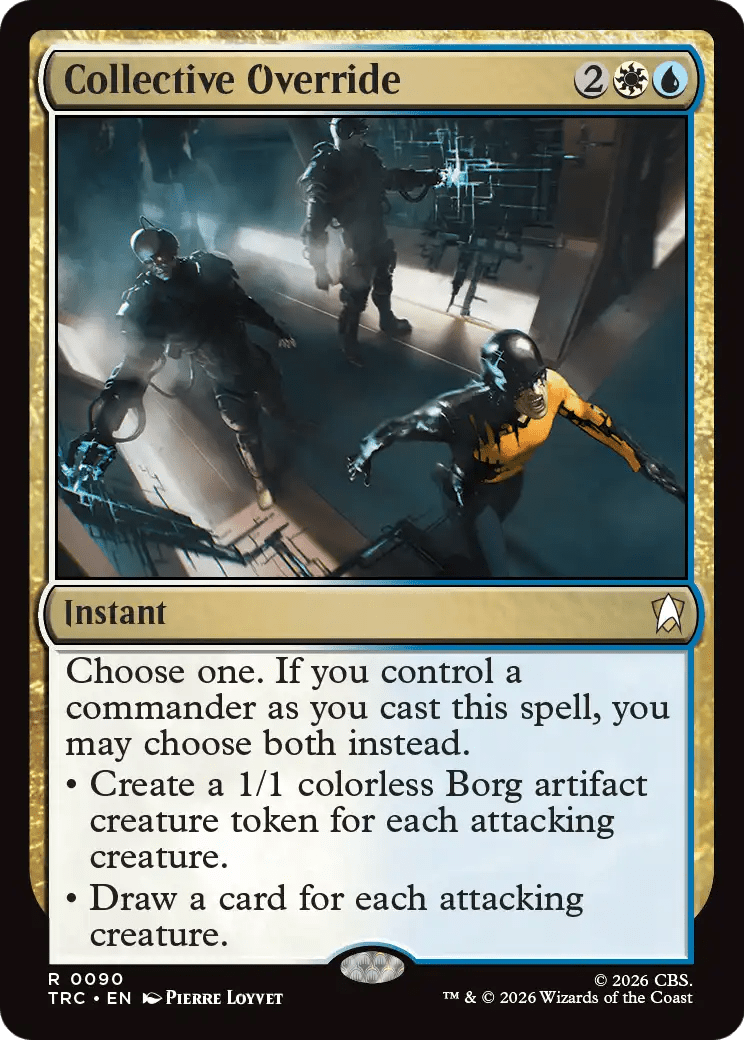 Collective Override (Surge Foil) [Star Trek Commander] MTG Single Magic: The Gathering  | Multizone: Comics And Games