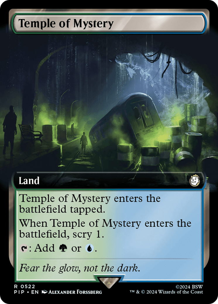 Temple of Mystery (Extended Art) [Fallout] MTG Single Magic: The Gathering  | Multizone: Comics And Games