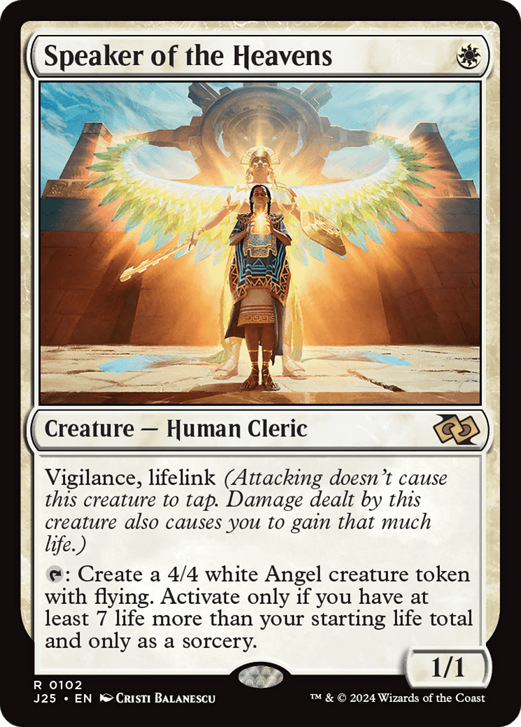 Speaker of the Heavens [Foundations Jumpstart] MTG Single Magic: The Gathering  | Multizone: Comics And Games
