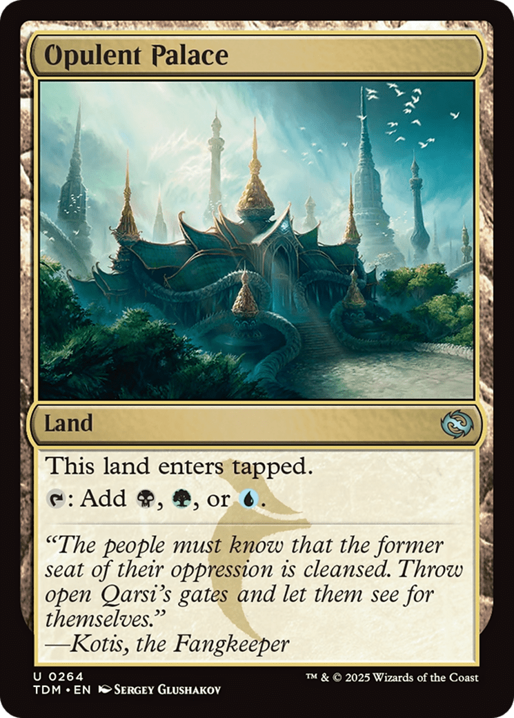 Opulent Palace [Tarkir: Dragonstorm] MTG Single Magic: The Gathering  | Multizone: Comics And Games