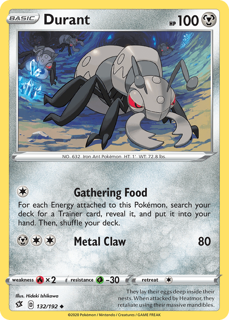 Durant (132/192) [Sword & Shield: Rebel Clash] Pokemon Single Pokémon  | Multizone: Comics And Games