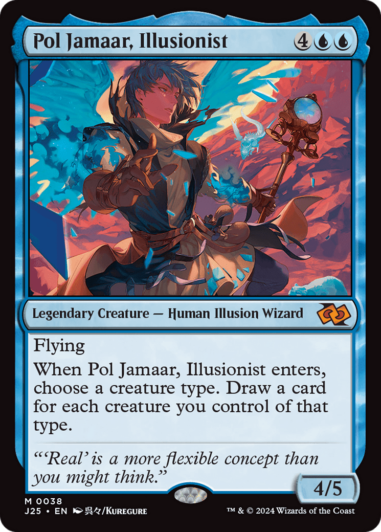 Pol Jamaar, Illusionist (Anime) [Foundations Jumpstart] MTG Single Magic: The Gathering  | Multizone: Comics And Games
