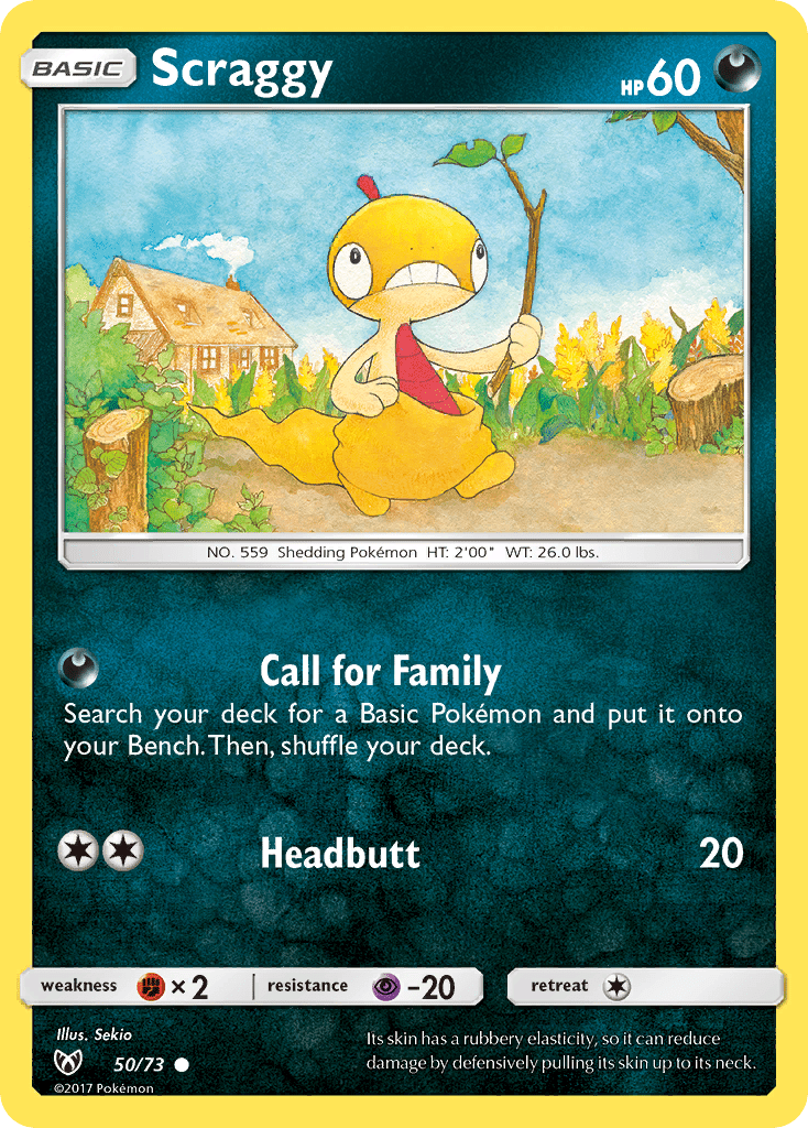 Scraggy (50/73) [Sun & Moon: Shining Legends] Pokemon Single Pokémon  | Multizone: Comics And Games