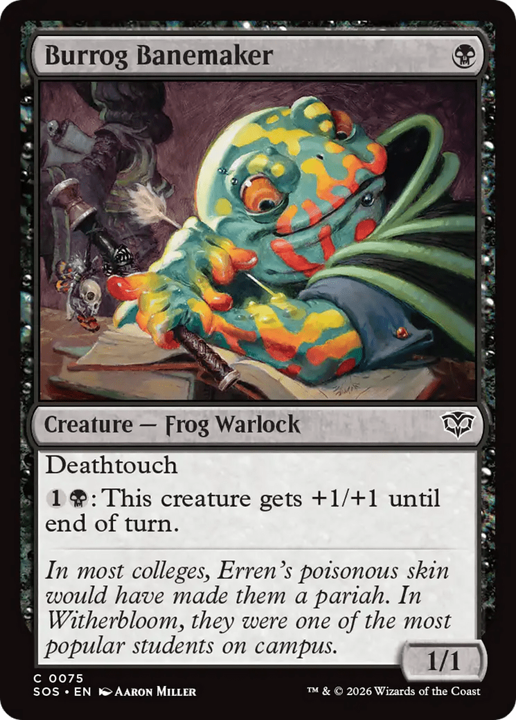 Burrog Banemaker [Secrets of Strixhaven] MTG Single Magic: The Gathering  | Multizone: Comics And Games